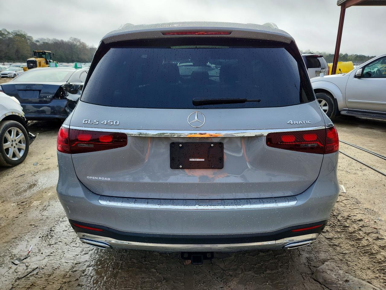 2025 Mercedes-benz Gls 450 4matic Gray vin: 4JGFF5KE3SB338512