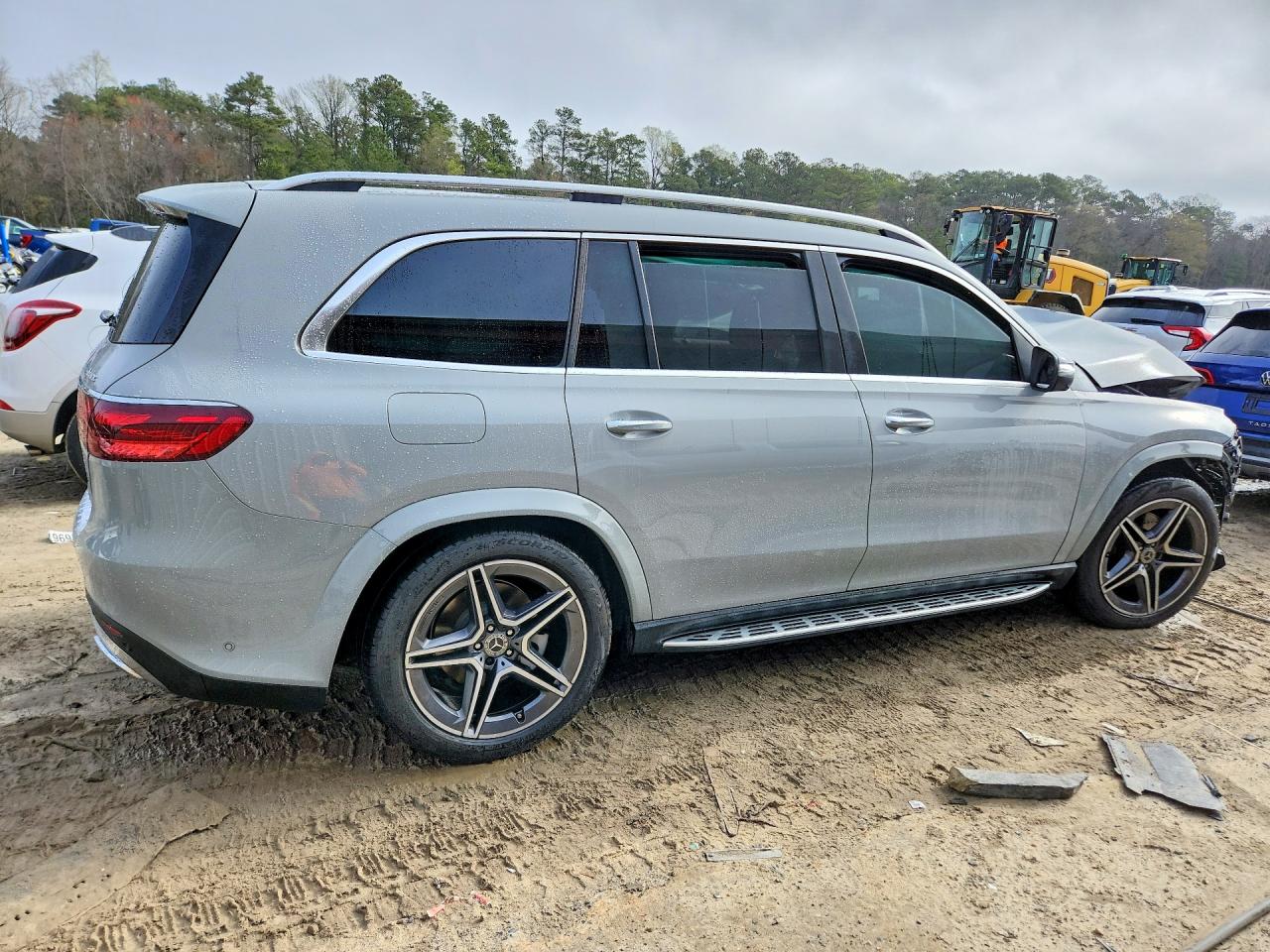 2025 Mercedes-benz Gls 450 4matic Gray vin: 4JGFF5KE3SB338512
