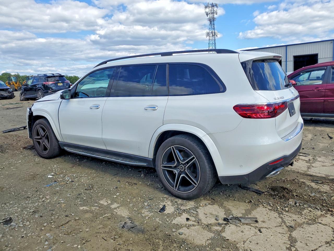 2025 Mercedes-benz Gls 450 4matic White vin: 4JGFF5KE4SB359515