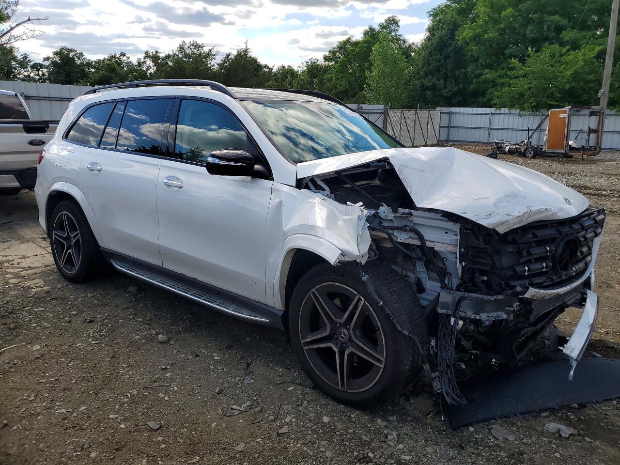 2025 Mercedes-benz Gls 450 4matic White vin: 4JGFF5KE4SB359515