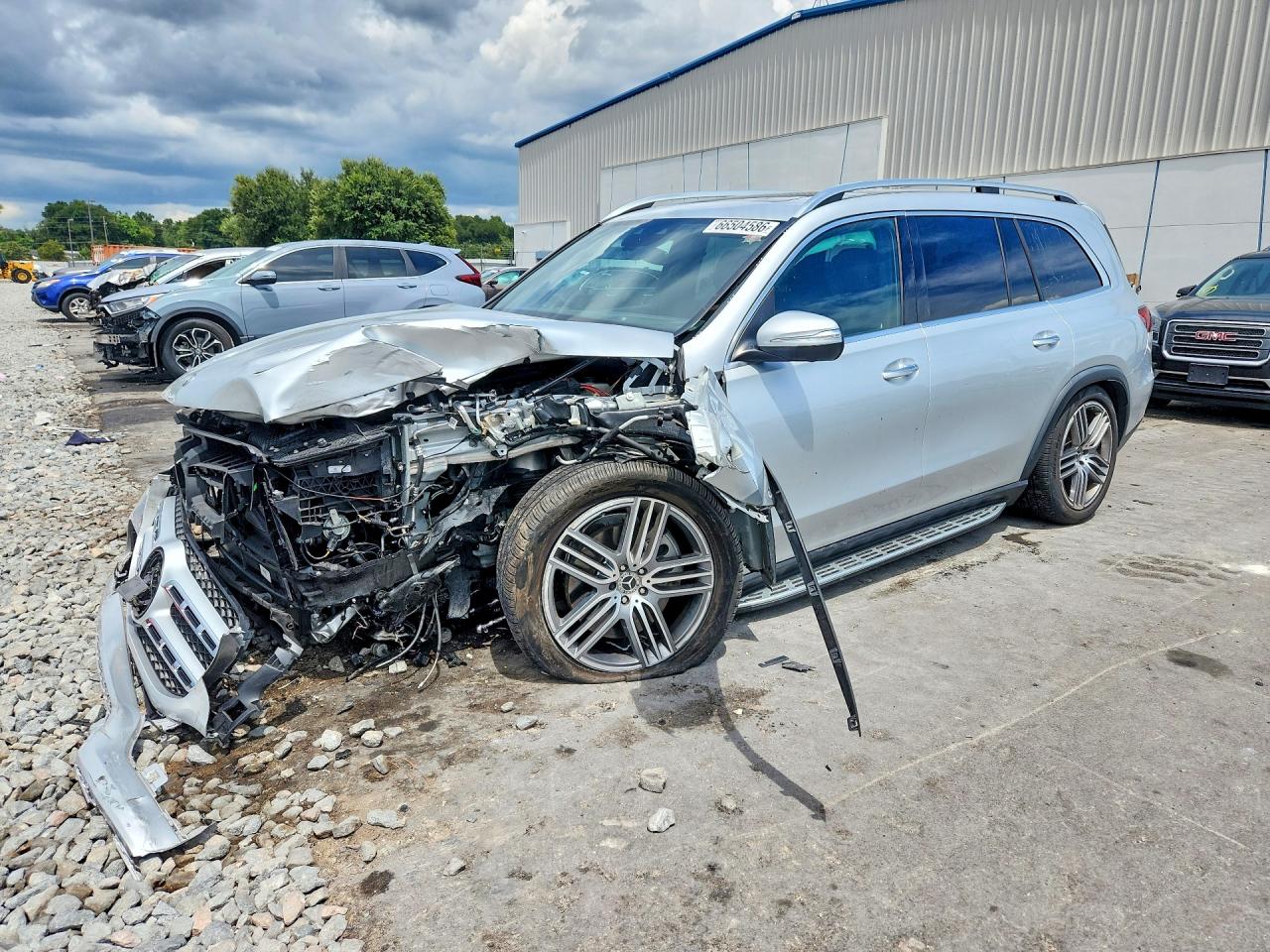 2020 Mercedes-benz Gls 450 4matic Silver vin: 4JGFF5KE5LA261617