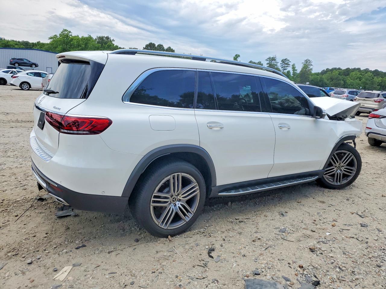 2022 Mercedes-benz Gls 450 4matic White vin: 4JGFF5KE5NA801566