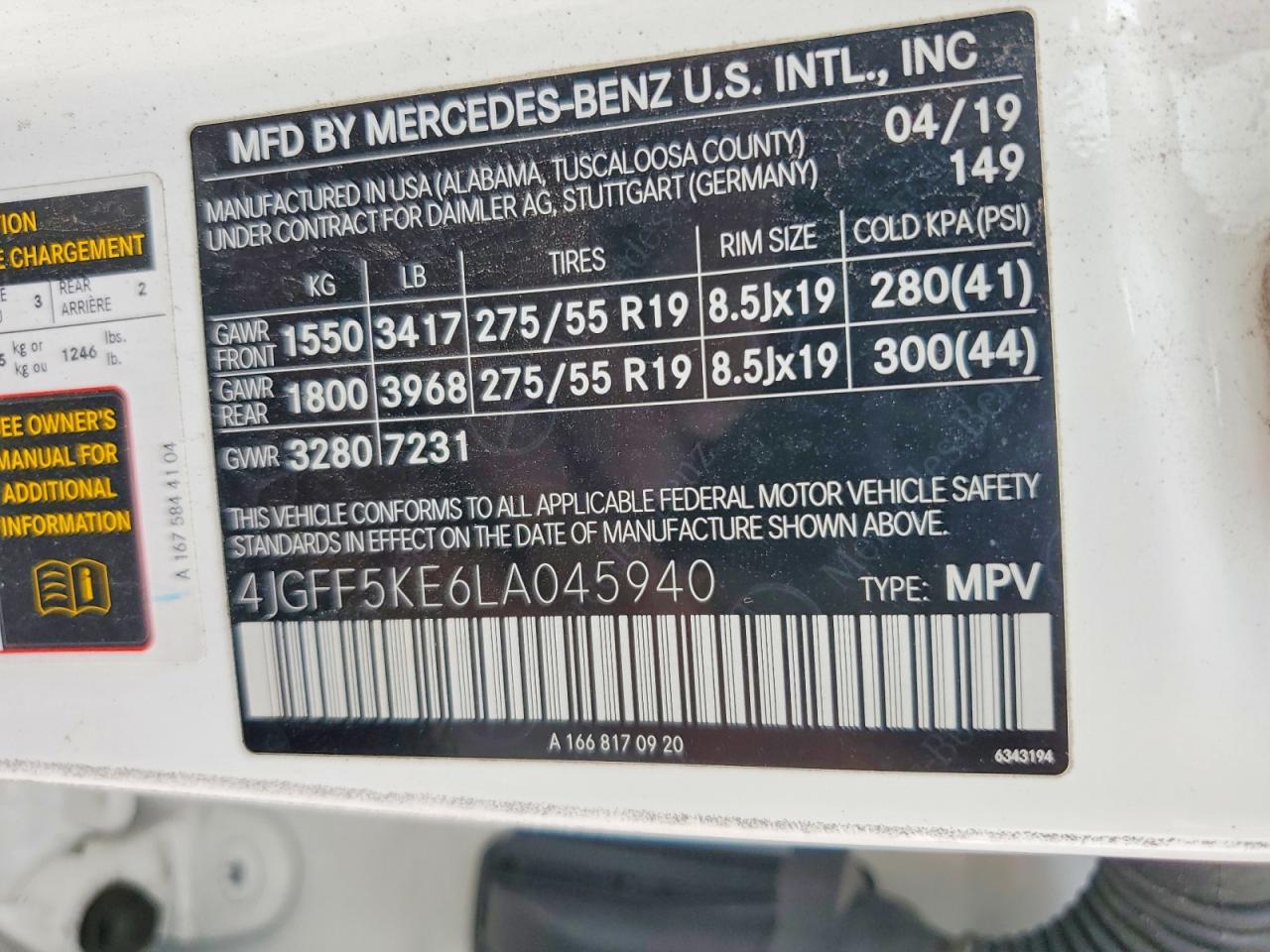 2020 Mercedes-benz Gls 450 4matic White vin: 4JGFF5KE6LA045940