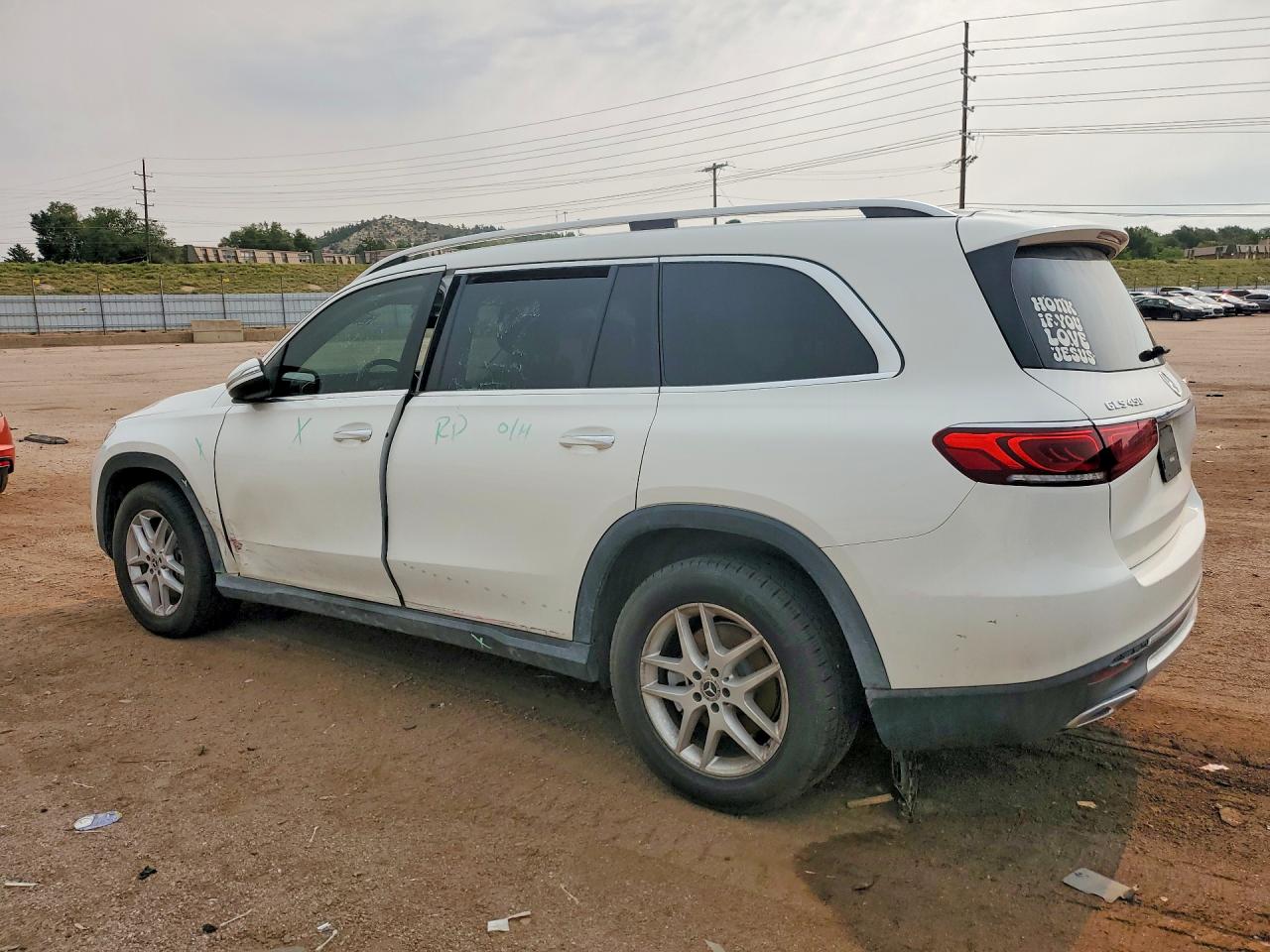 2020 Mercedes-benz Gls 450 4matic White vin: 4JGFF5KE6LA045940