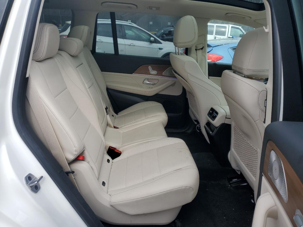 2022 Mercedes-benz Gls 450 4matic White vin: 4JGFF5KE6NA604308
