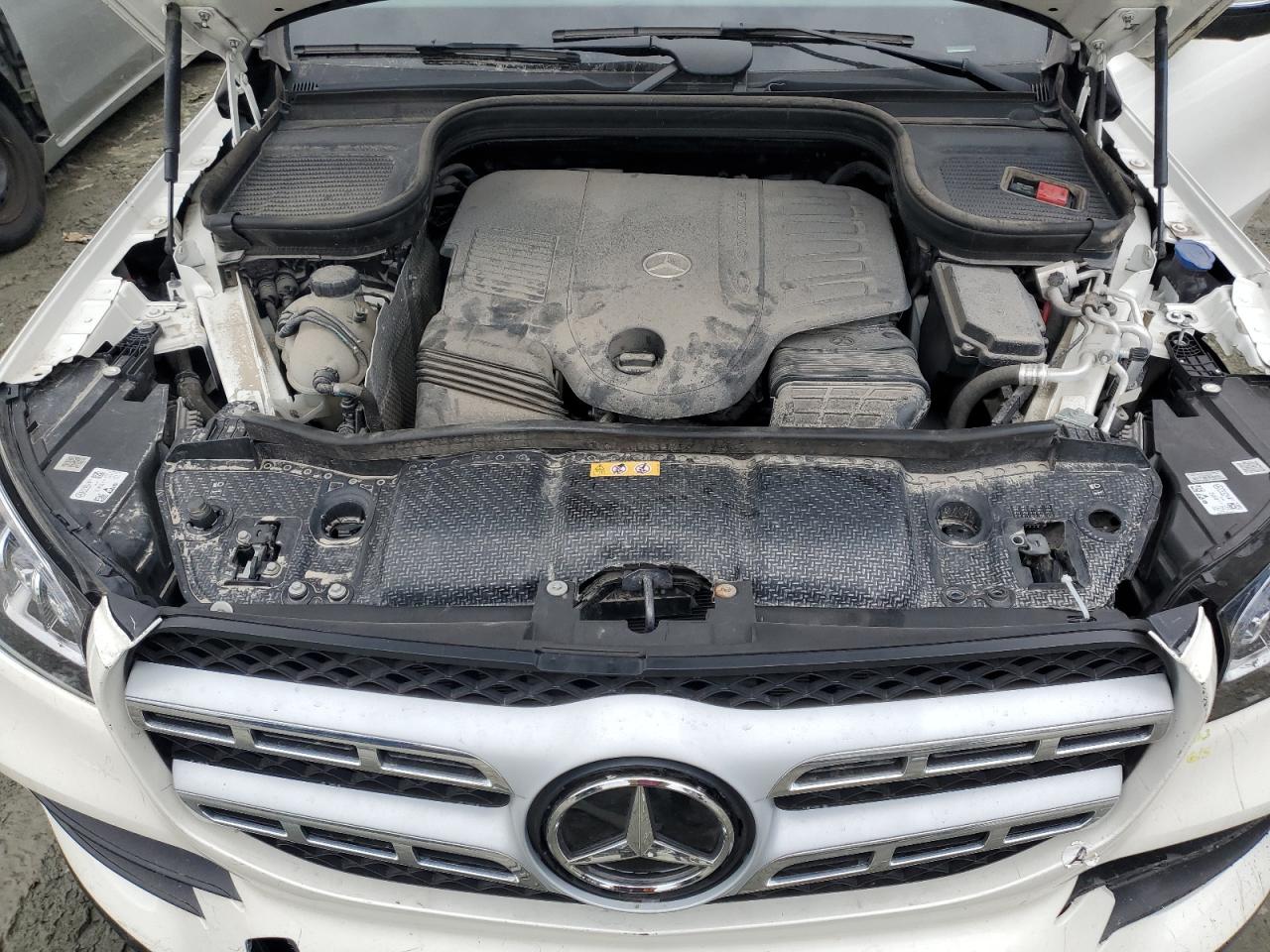 2022 Mercedes-benz Gls 450 4matic White vin: 4JGFF5KE6NA604308