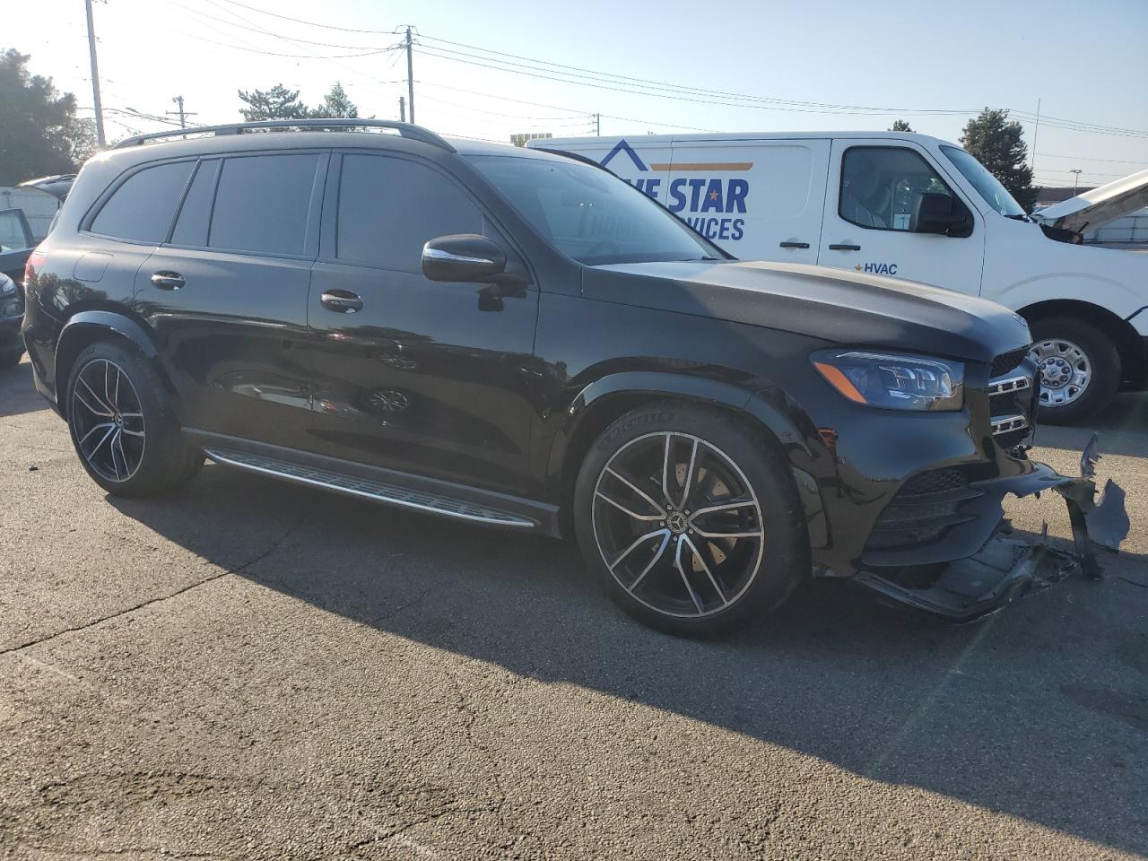 2022 Mercedes-benz Gls 450 4matic Black vin: 4JGFF5KE7NA595764