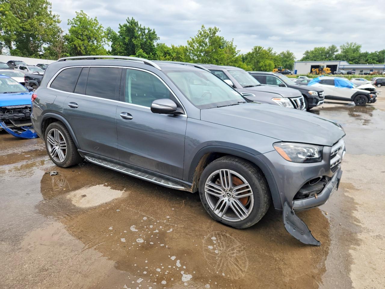 2020 Mercedes-benz Gls 450 4matic Gray vin: 4JGFF5KE9LA106147