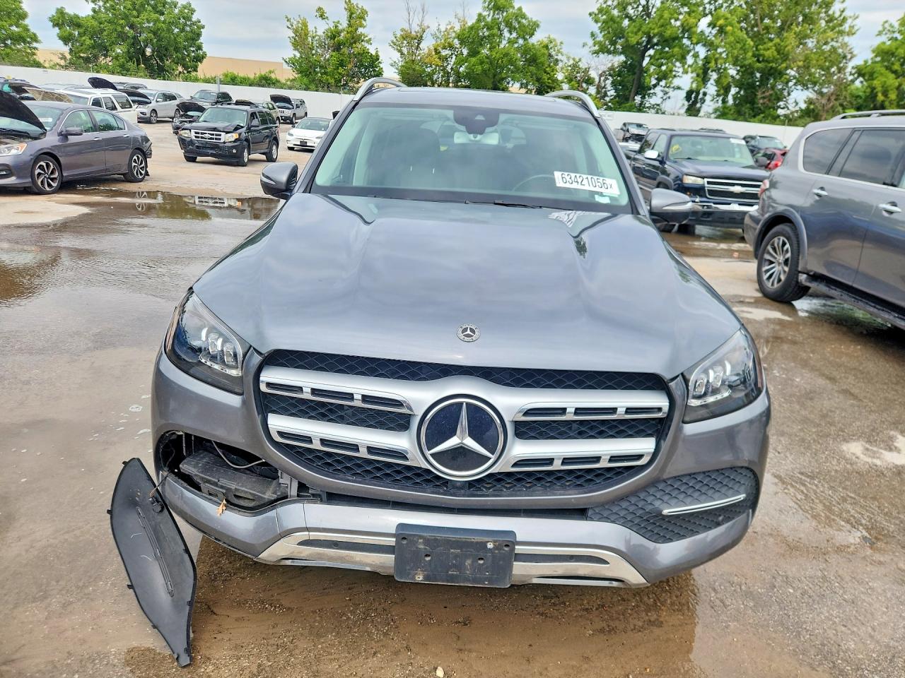 2020 Mercedes-benz Gls 450 4matic Gray vin: 4JGFF5KE9LA106147