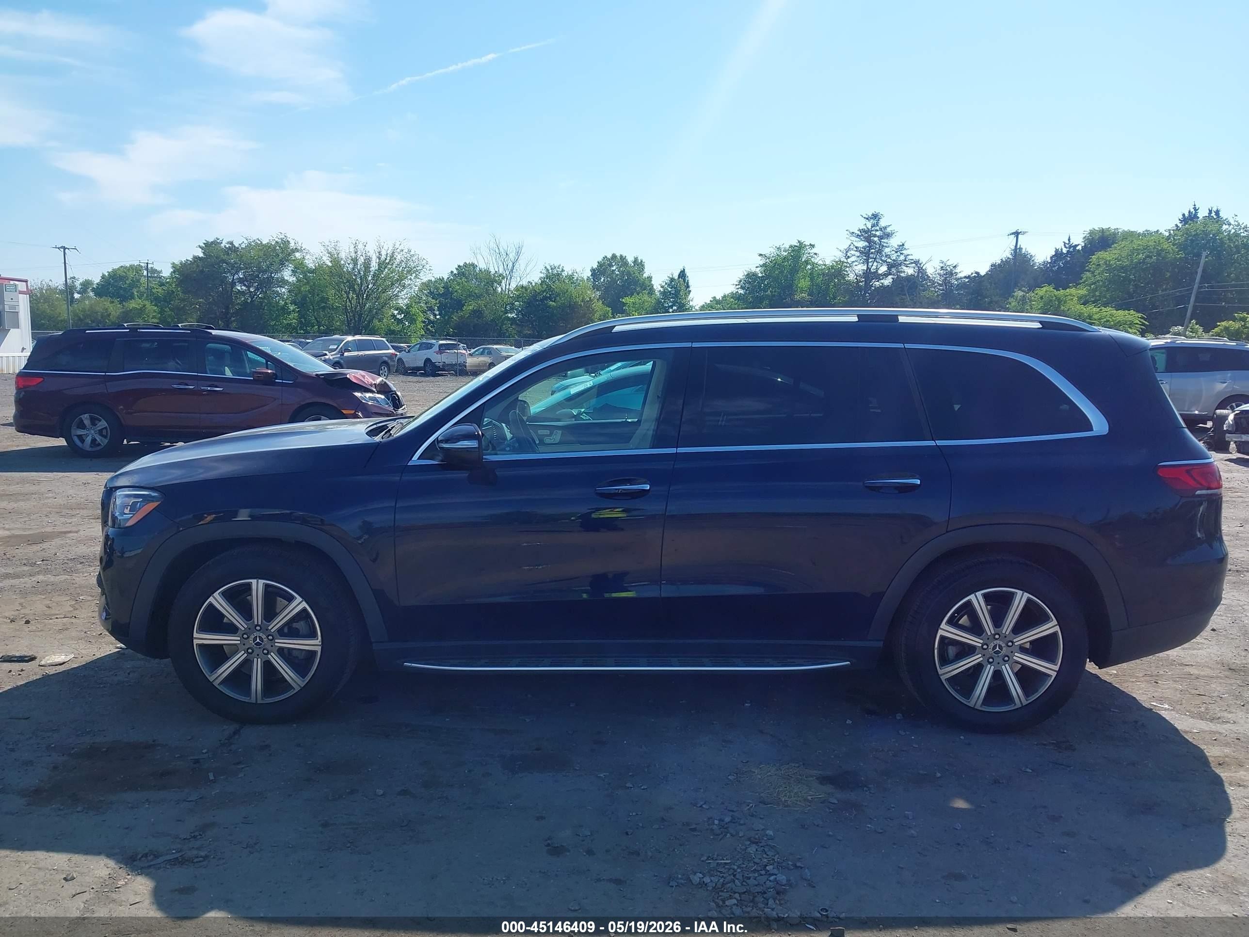 2021 Mercedes-benz Gls 450 4matic Blue vin: 4JGFF5KE9MA378604