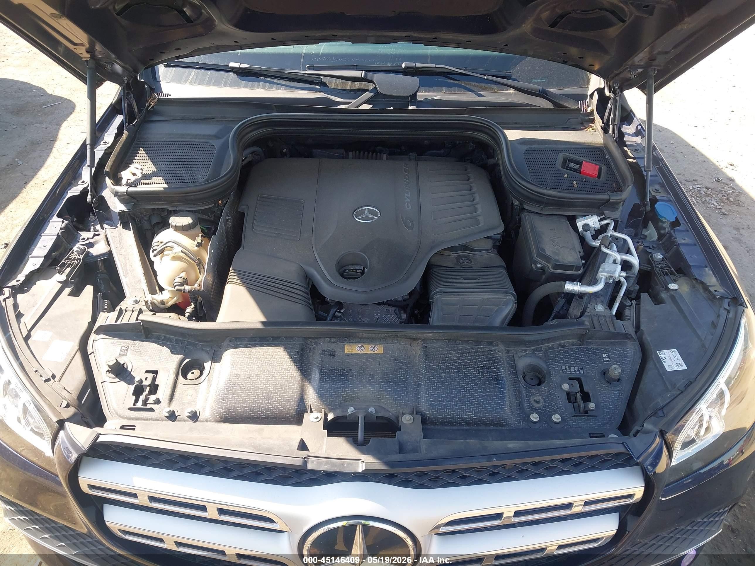 2021 Mercedes-benz Gls 450 4matic Blue vin: 4JGFF5KE9MA378604