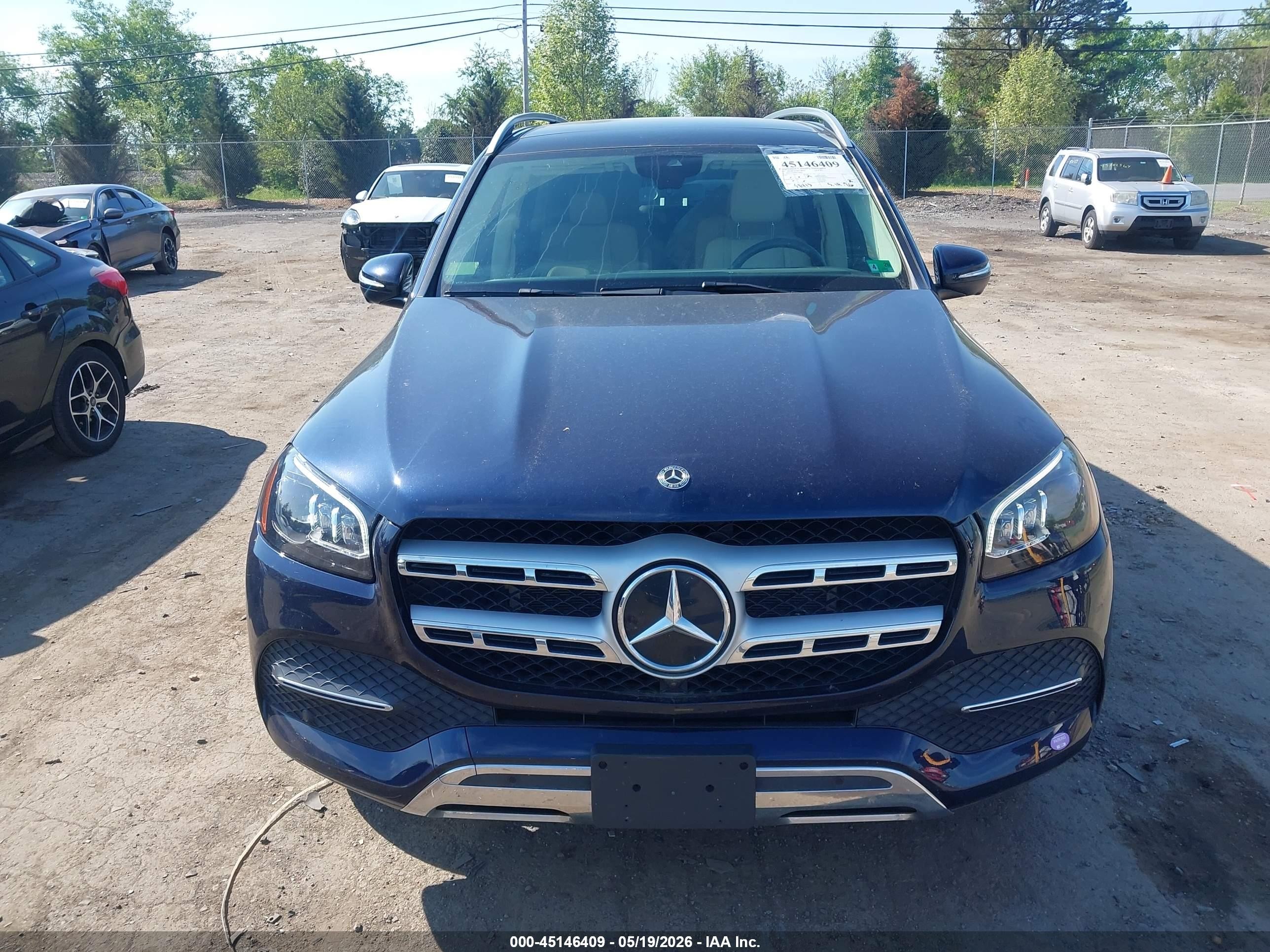 2021 Mercedes-benz Gls 450 4matic Blue vin: 4JGFF5KE9MA378604