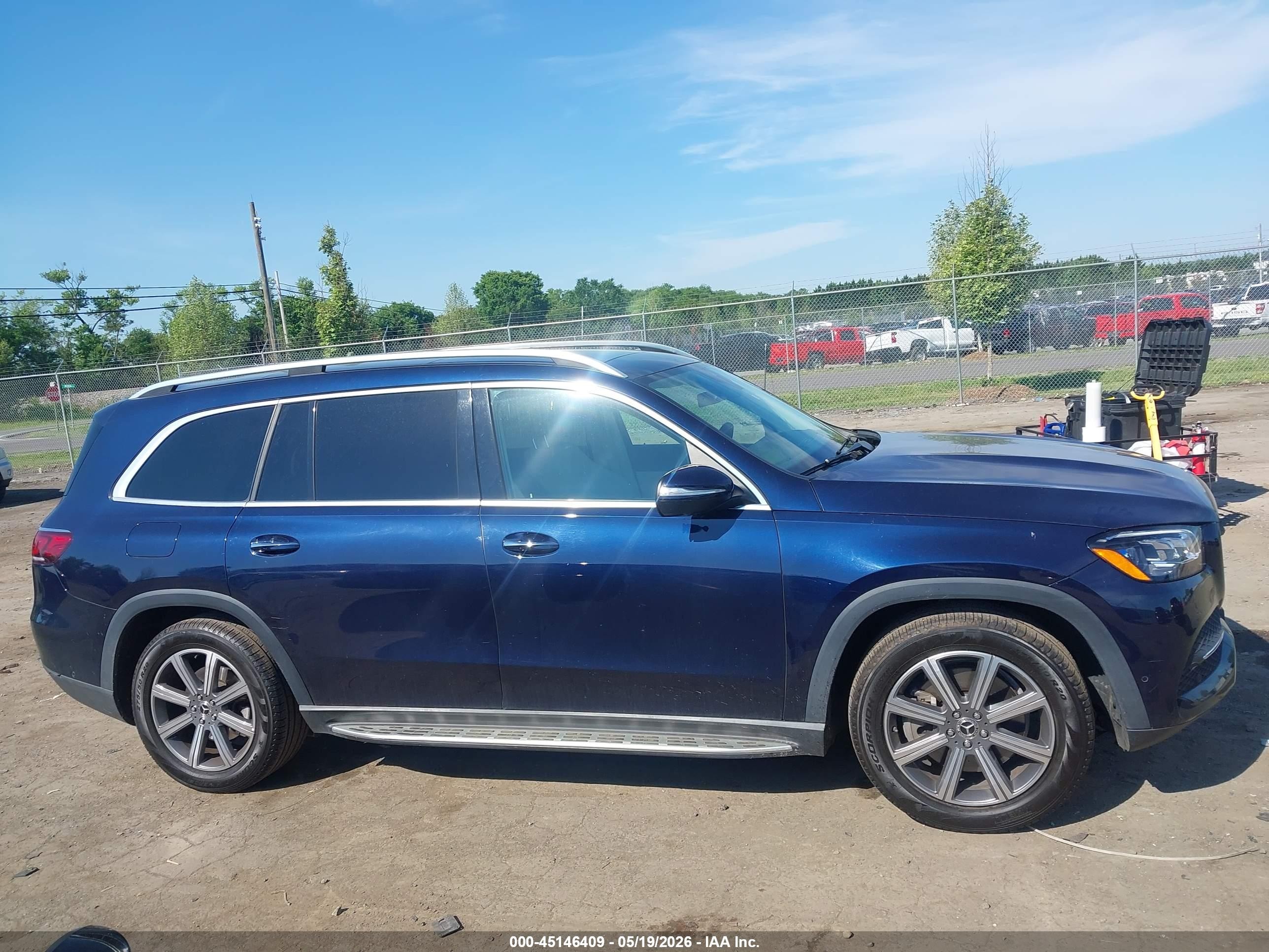 2021 Mercedes-benz Gls 450 4matic Blue vin: 4JGFF5KE9MA378604