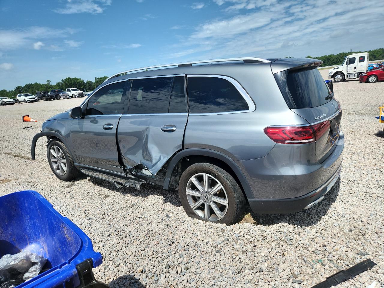 2020 Mercedes-benz Gls 450 4matic Gray vin: 4JGFF5KEXLA147497