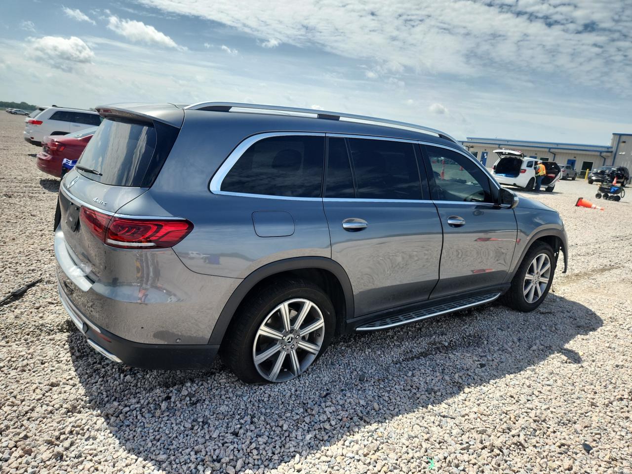 2020 Mercedes-benz Gls 450 4matic Gray vin: 4JGFF5KEXLA147497