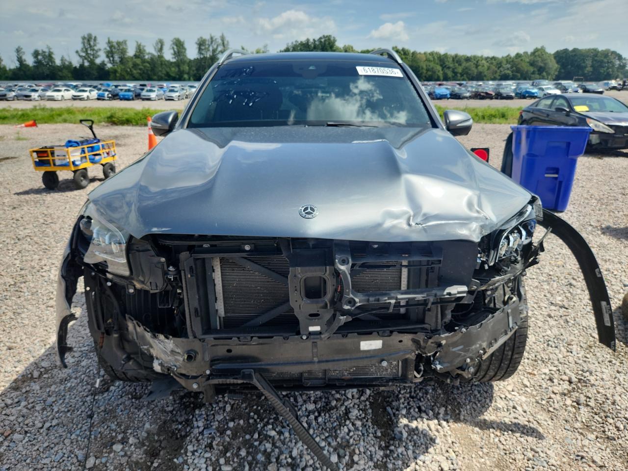 2020 Mercedes-benz Gls 450 4matic Gray vin: 4JGFF5KEXLA147497