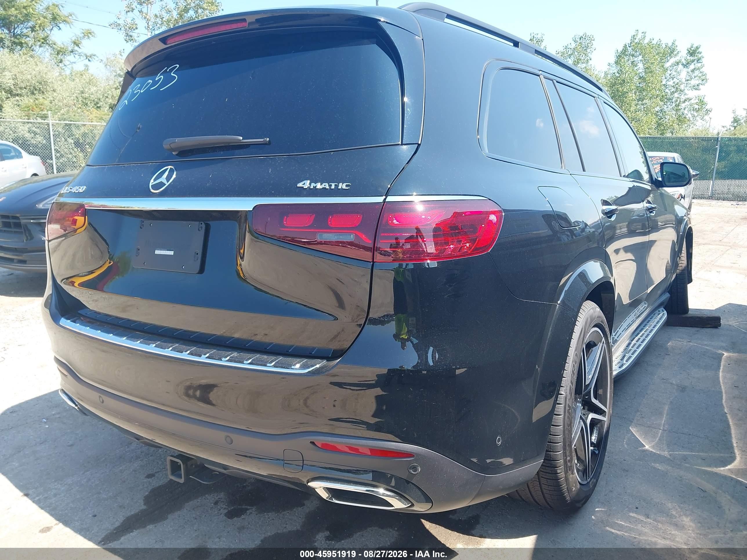 2026 Mercedes-benz Gls 450 4matic Black vin: 4JGFF5KEXTB682694