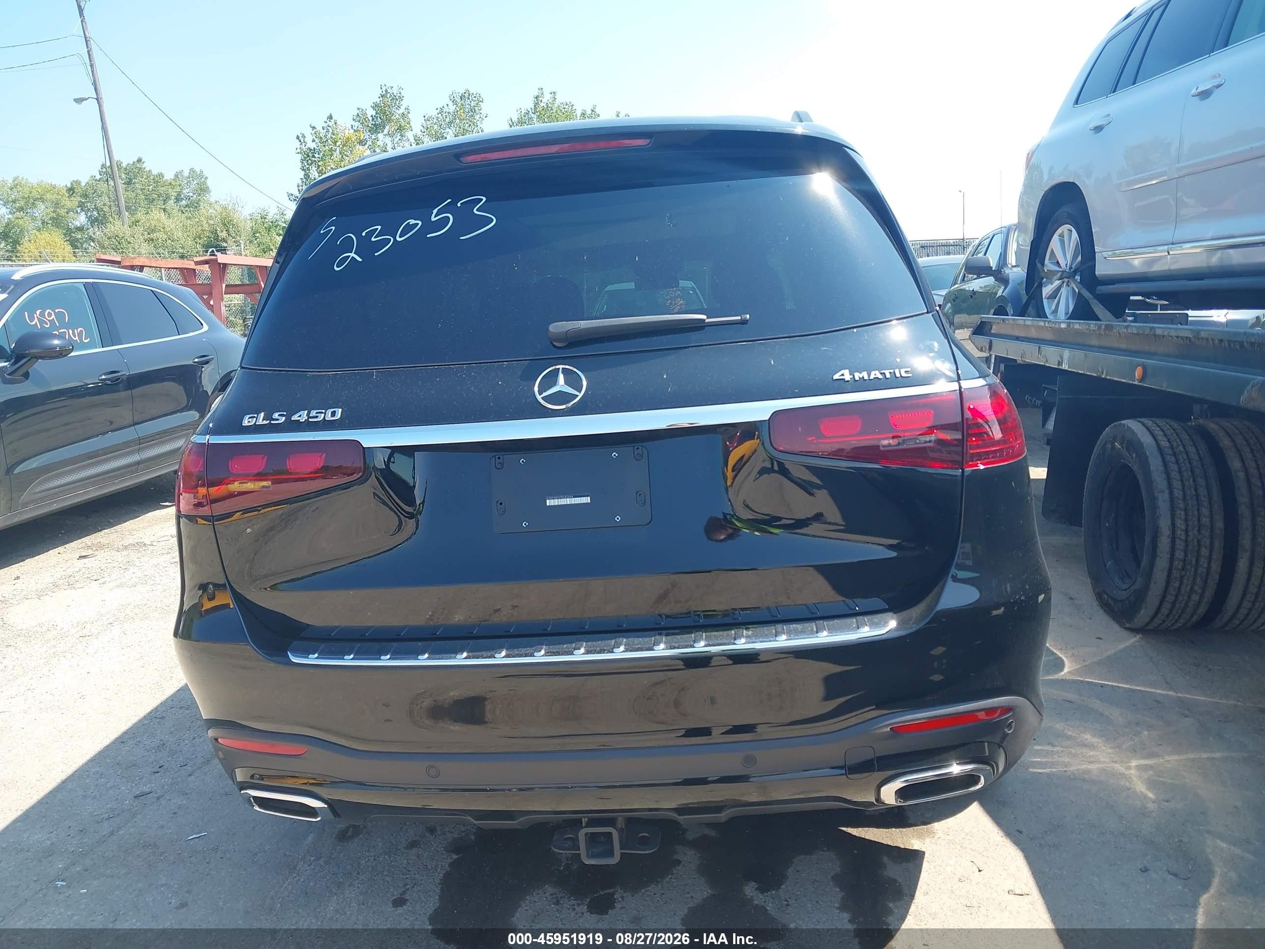 2026 Mercedes-benz Gls 450 4matic Black vin: 4JGFF5KEXTB682694