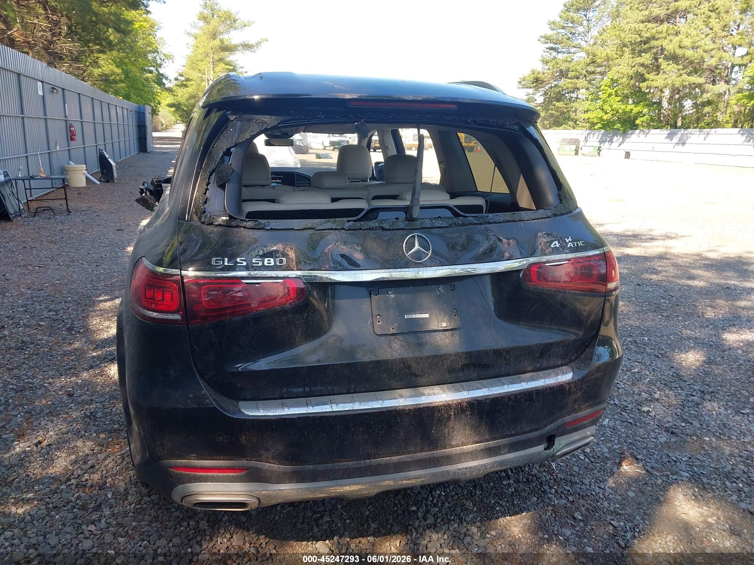2023 Mercedes-benz Gls 580 4matic Black vin: 4JGFF8GE6PB014763
