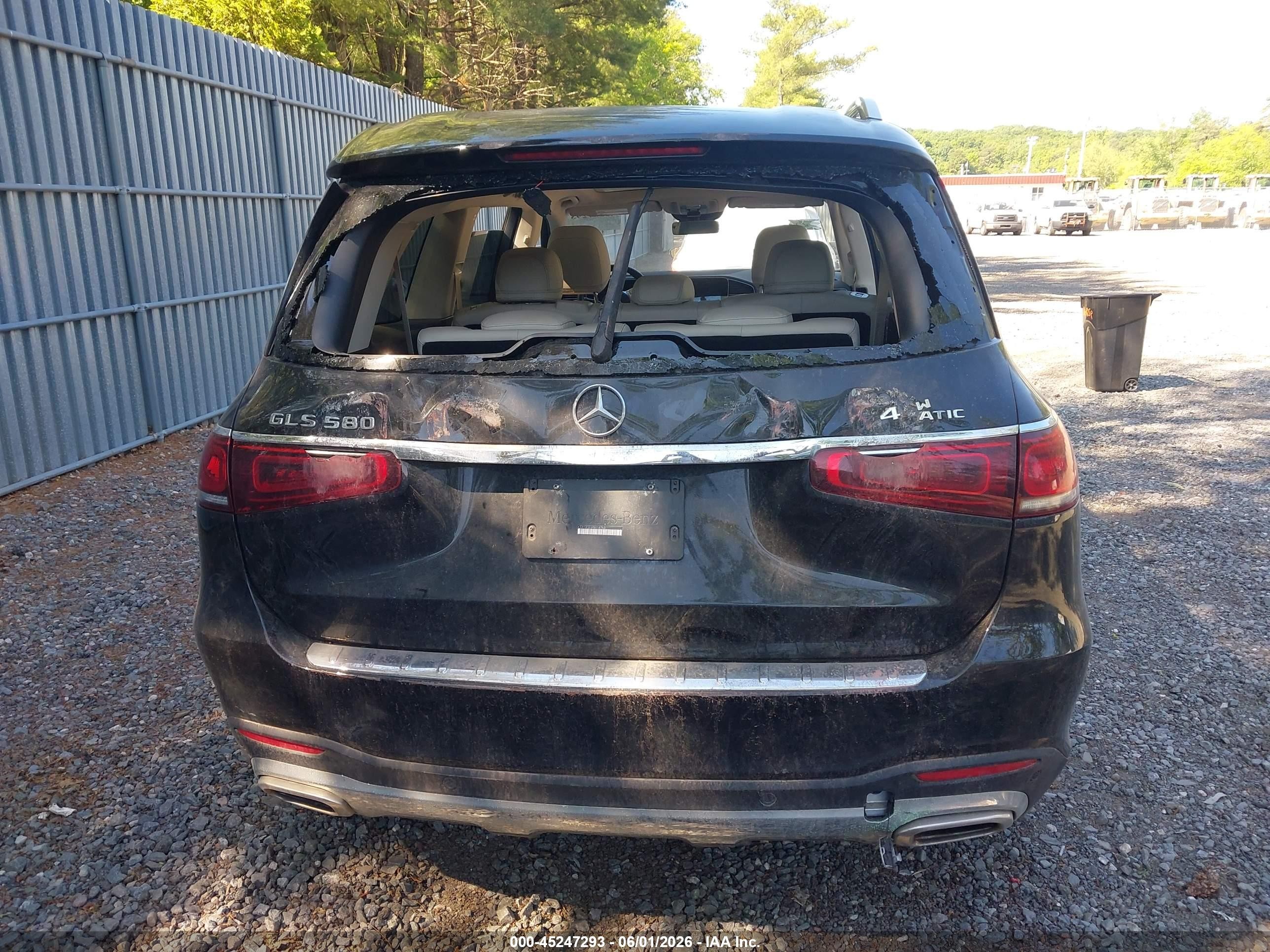 2023 Mercedes-benz Gls 580 4matic Black vin: 4JGFF8GE6PB014763