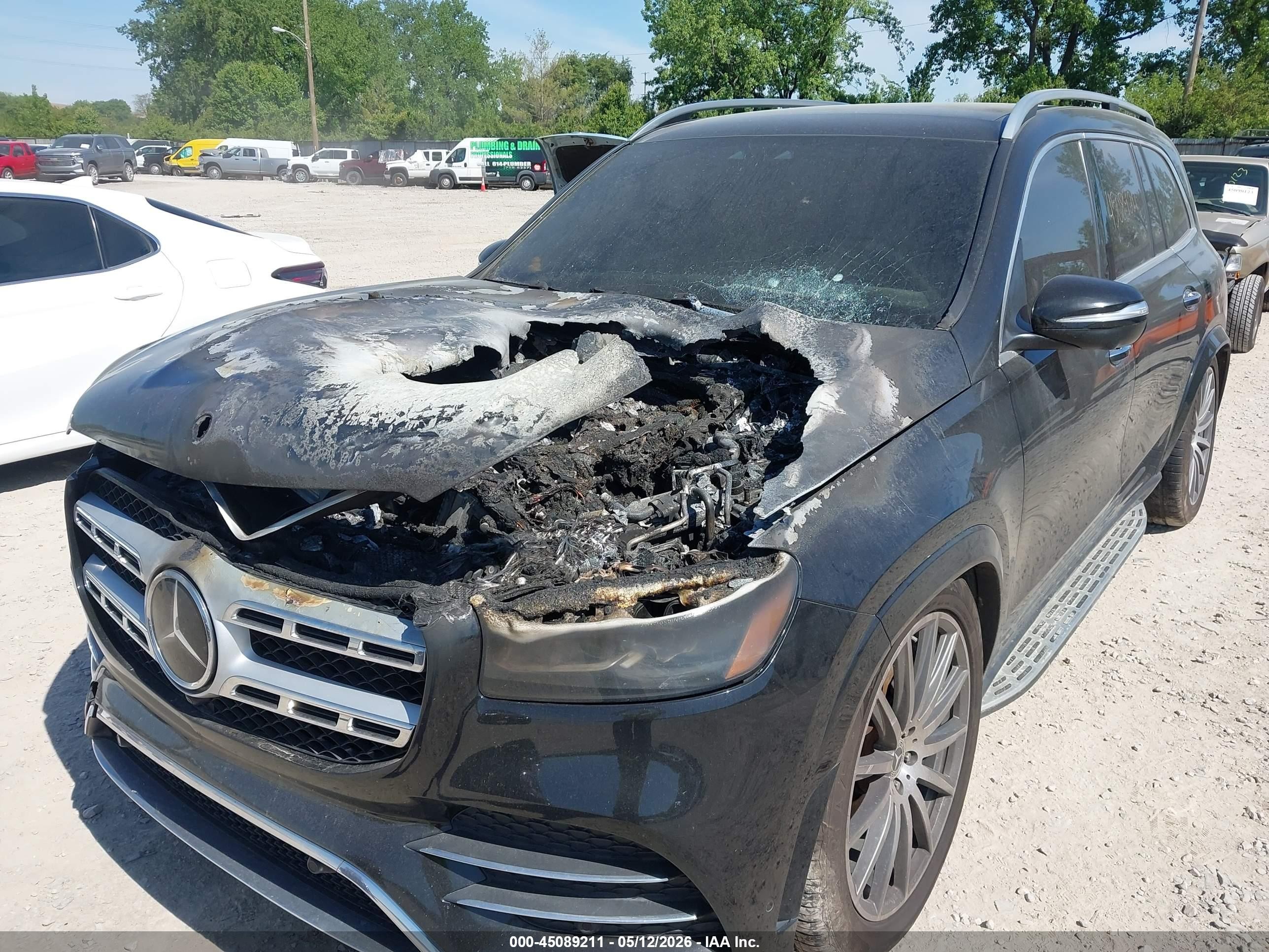 2020 Mercedes-benz Gls 580 4matic Black vin: 4JGFF8GEXLA166707