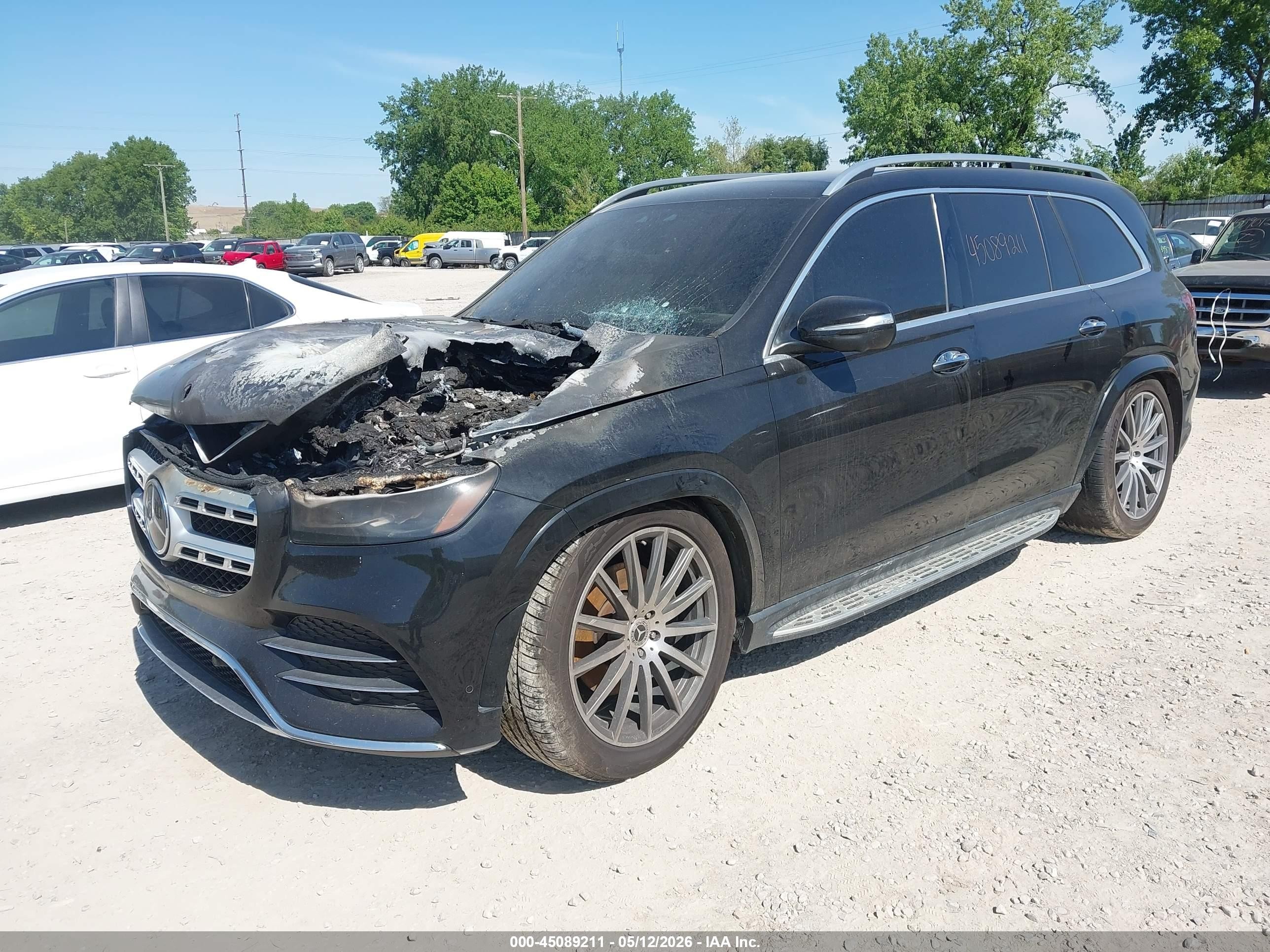 2020 Mercedes-benz Gls 580 4matic Black vin: 4JGFF8GEXLA166707