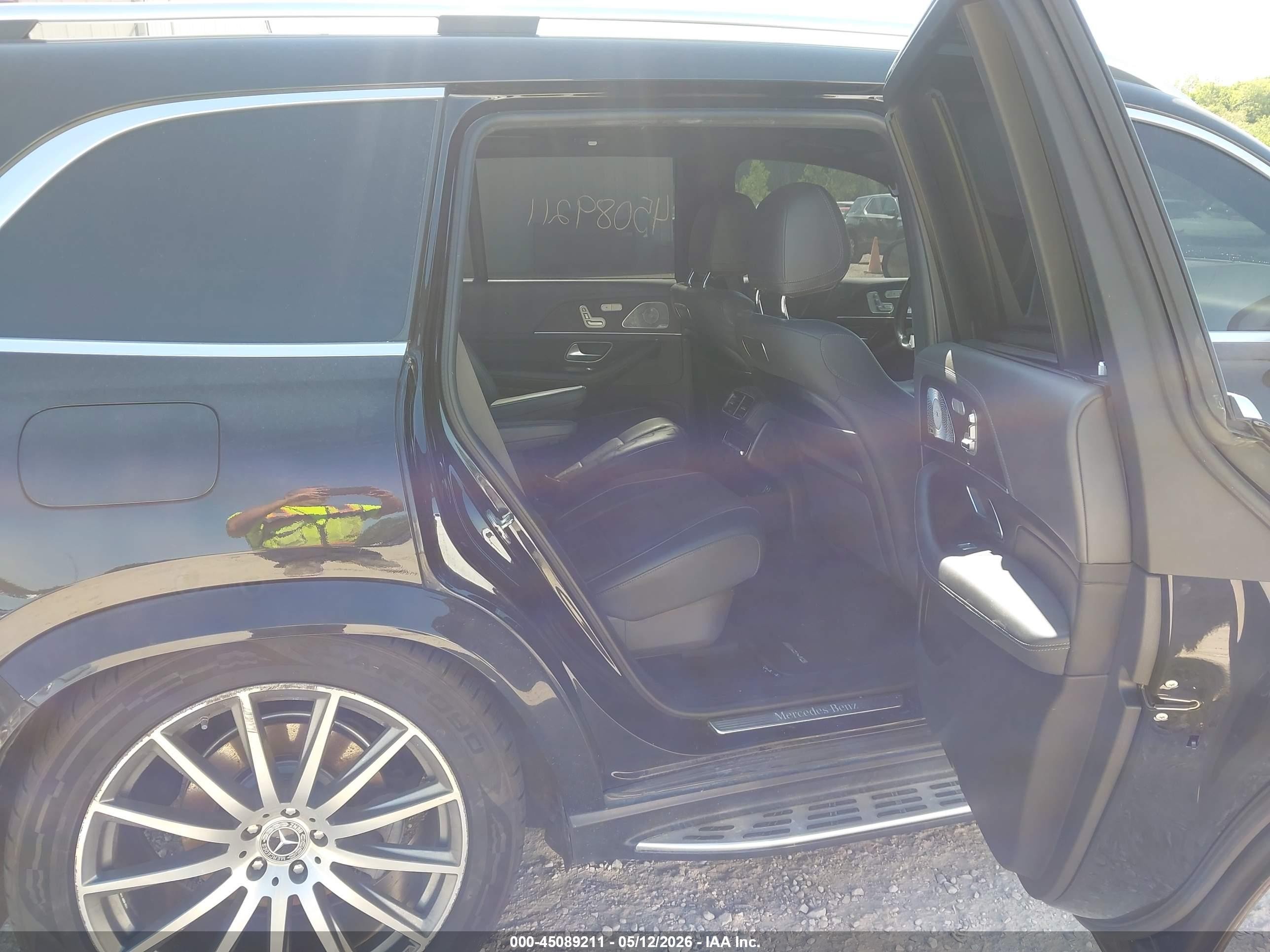 2020 Mercedes-benz Gls 580 4matic Black vin: 4JGFF8GEXLA166707