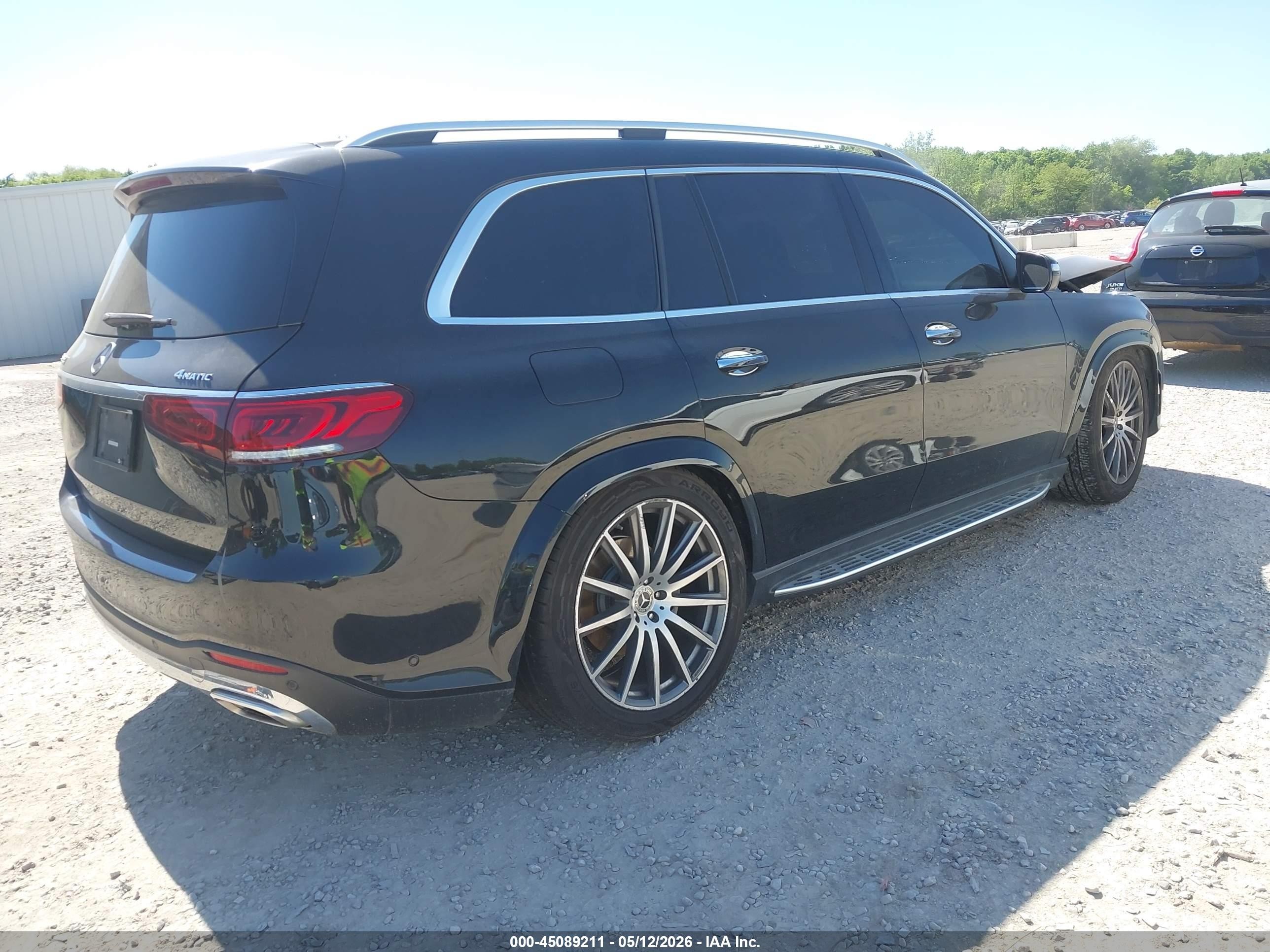 2020 Mercedes-benz Gls 580 4matic Black vin: 4JGFF8GEXLA166707