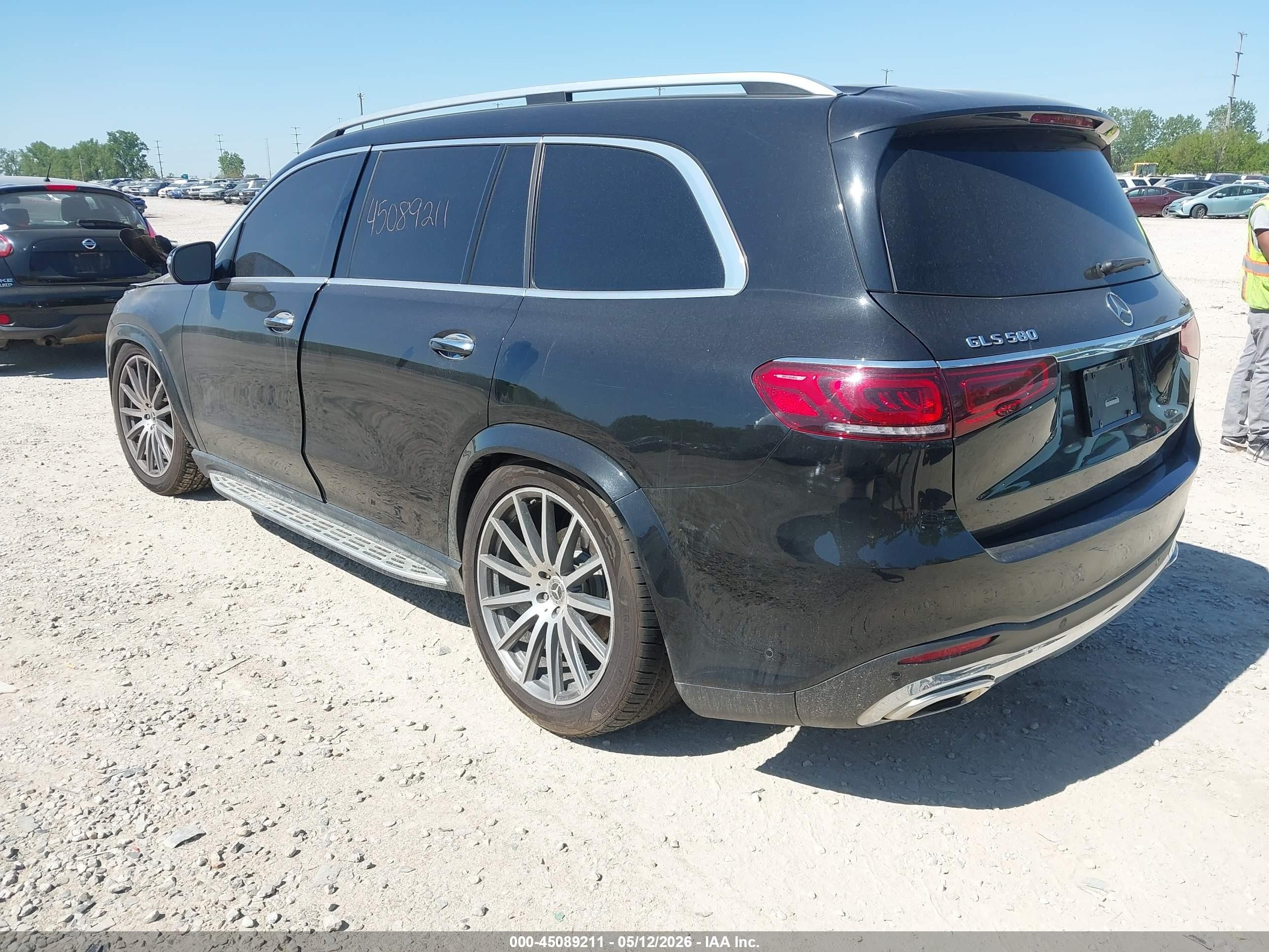 2020 Mercedes-benz Gls 580 4matic Black vin: 4JGFF8GEXLA166707