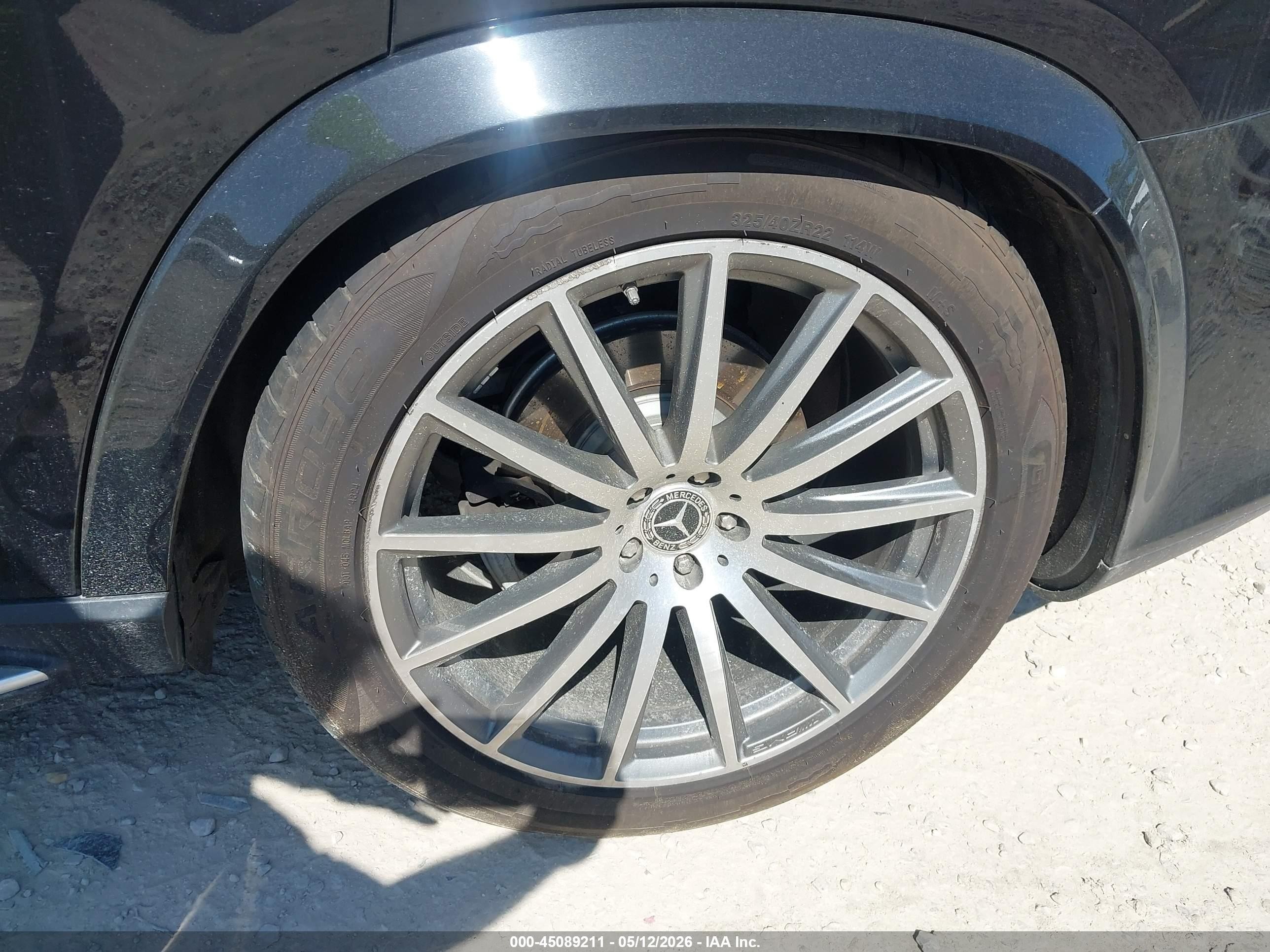 2020 Mercedes-benz Gls 580 4matic Black vin: 4JGFF8GEXLA166707