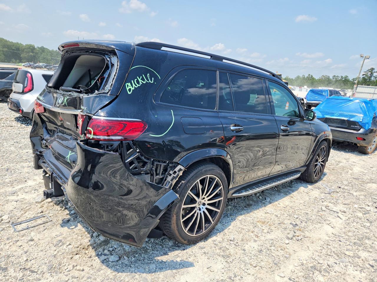 2023 Mercedes-benz Gls 580 4matic Black vin: 4JGFF8GEXPB026155