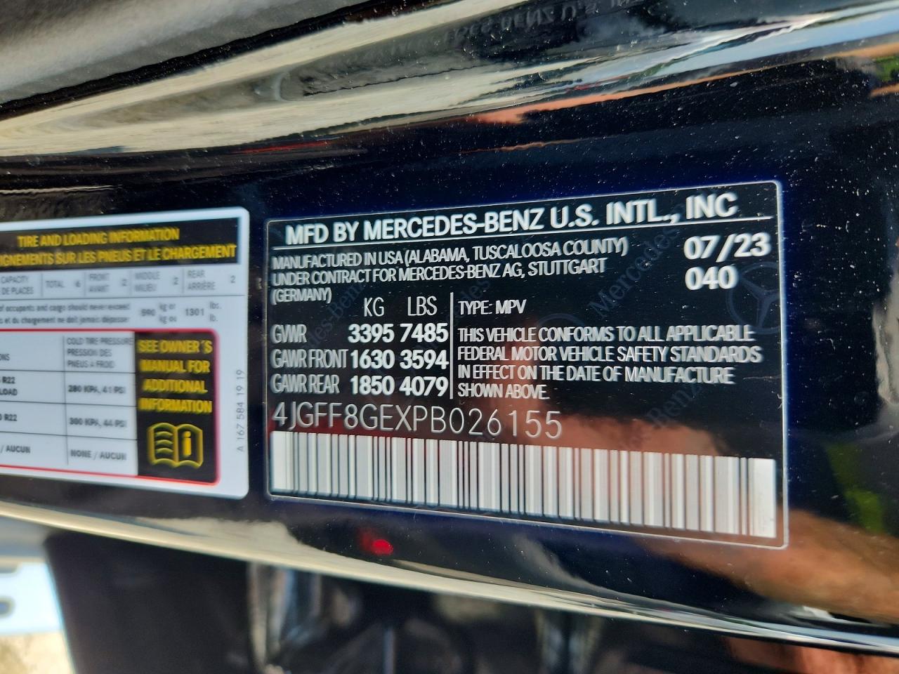 2023 Mercedes-benz Gls 580 4matic Black vin: 4JGFF8GEXPB026155