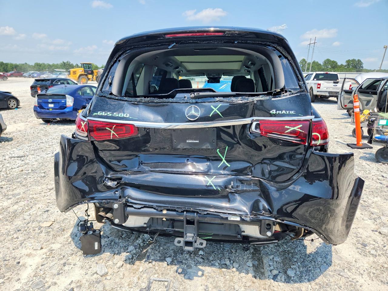 2023 Mercedes-benz Gls 580 4matic Black vin: 4JGFF8GEXPB026155
