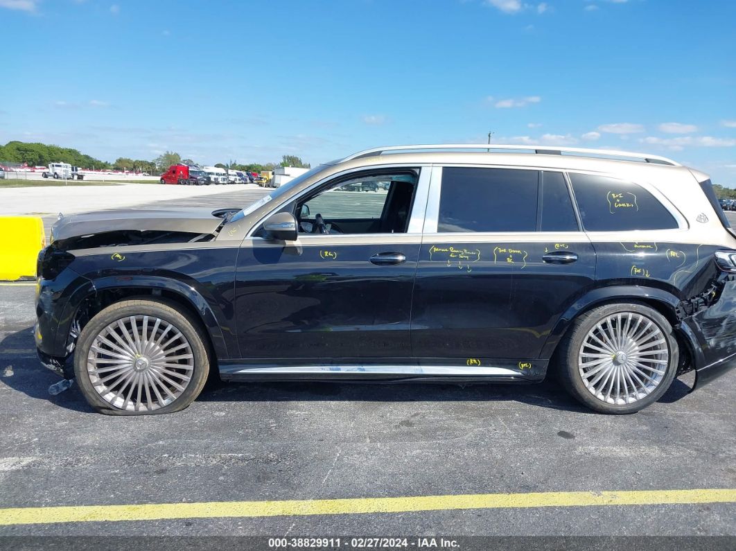 2021 Mercedes-benz Maybach Gls 600 4matic Black vin: 4JGFF8HB3MA473951