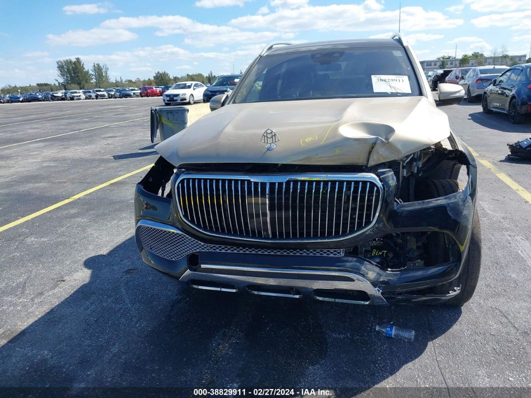 2021 Mercedes-benz Maybach Gls 600 4matic Black vin: 4JGFF8HB3MA473951