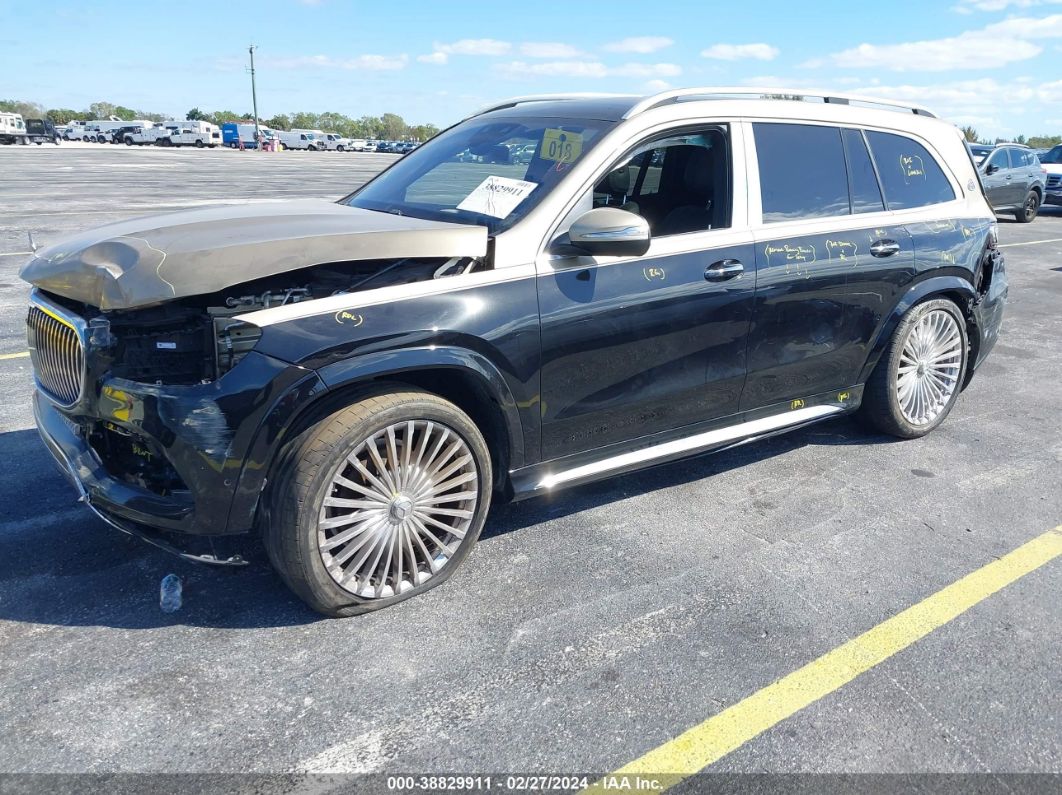 2021 Mercedes-benz Maybach Gls 600 4matic Black vin: 4JGFF8HB3MA473951