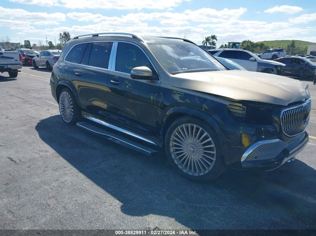 2021 Mercedes-benz Maybach Gls 600 4matic Black vin: 4JGFF8HB3MA473951