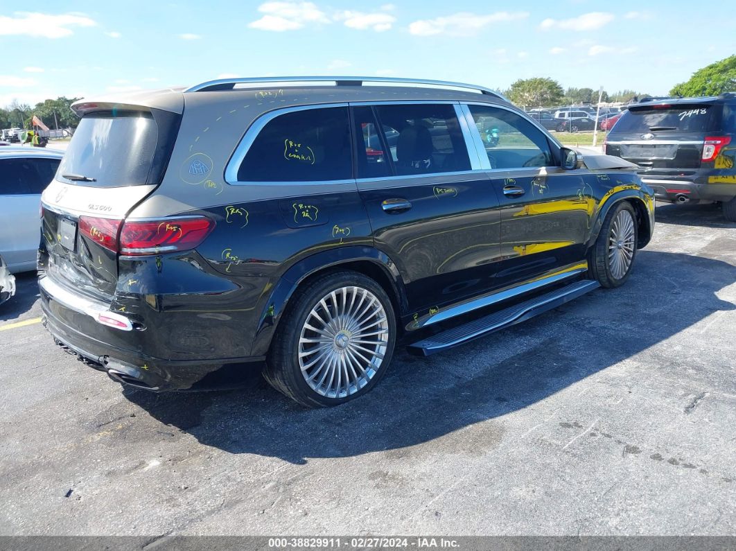 2021 Mercedes-benz Maybach Gls 600 4matic Black vin: 4JGFF8HB3MA473951