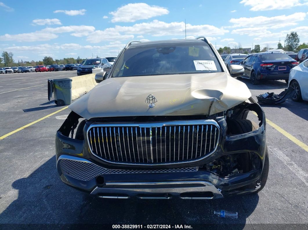 2021 Mercedes-benz Maybach Gls 600 4matic Black vin: 4JGFF8HB3MA473951
