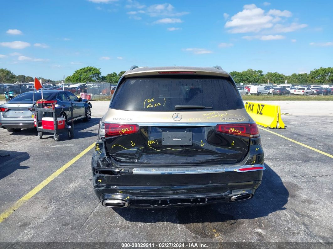 2021 Mercedes-benz Maybach Gls 600 4matic Black vin: 4JGFF8HB3MA473951