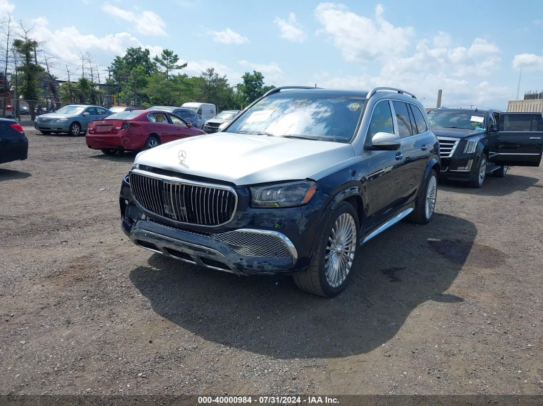 2021 Mercedes-benz Maybach Gls 600 4matic Dark Blue vin: 4JGFF8HB3MA505877