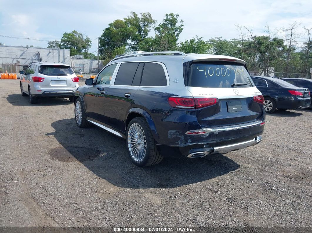 2021 Mercedes-benz Maybach Gls 600 4matic Dark Blue vin: 4JGFF8HB3MA505877