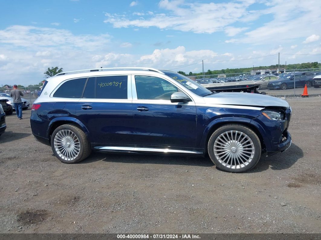 2021 Mercedes-benz Maybach Gls 600 4matic Dark Blue vin: 4JGFF8HB3MA505877