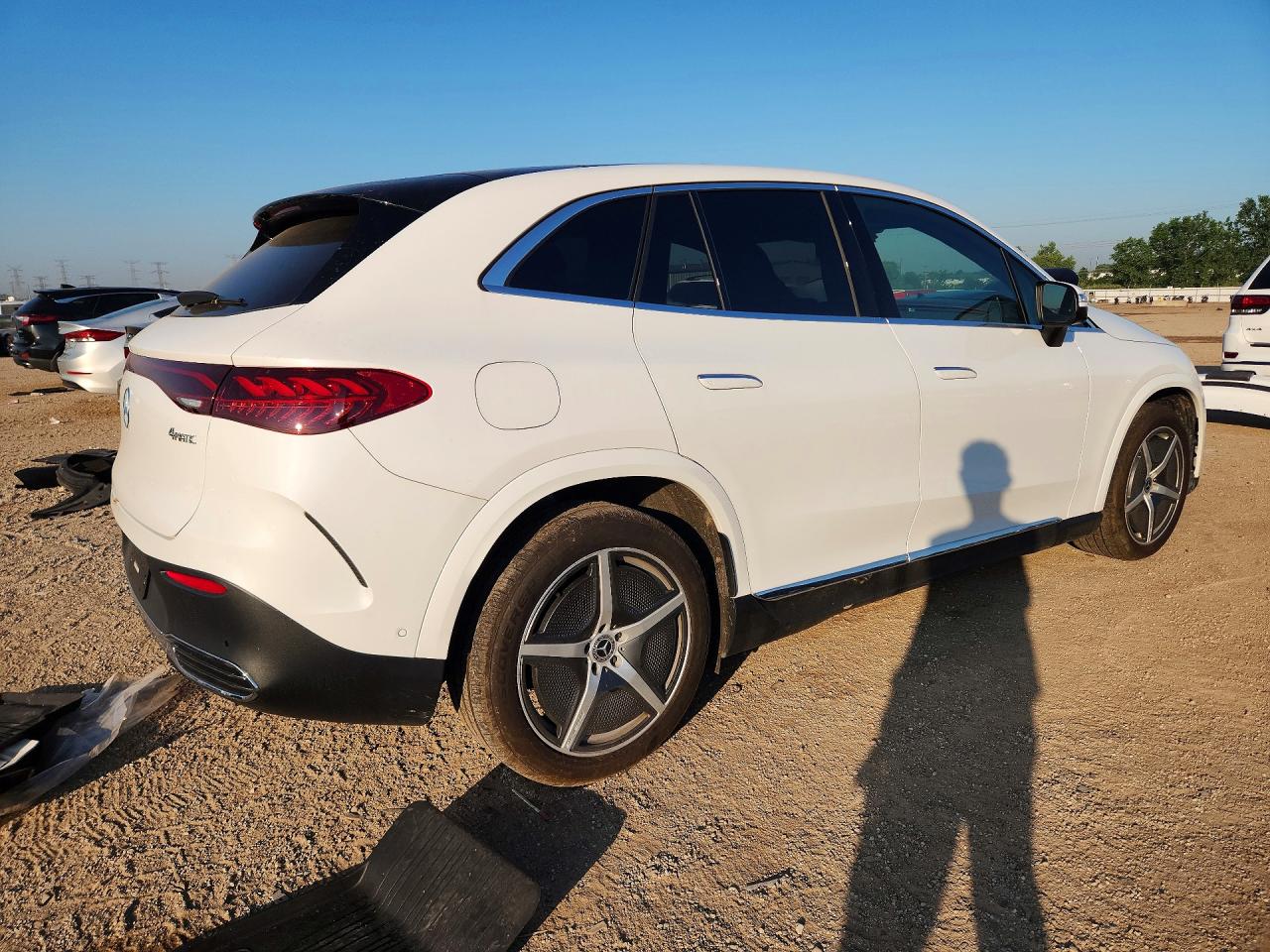 2025 Mercedes-benz Eqe Suv 350 4matic White vin: 4JGGM1CB1SA068225