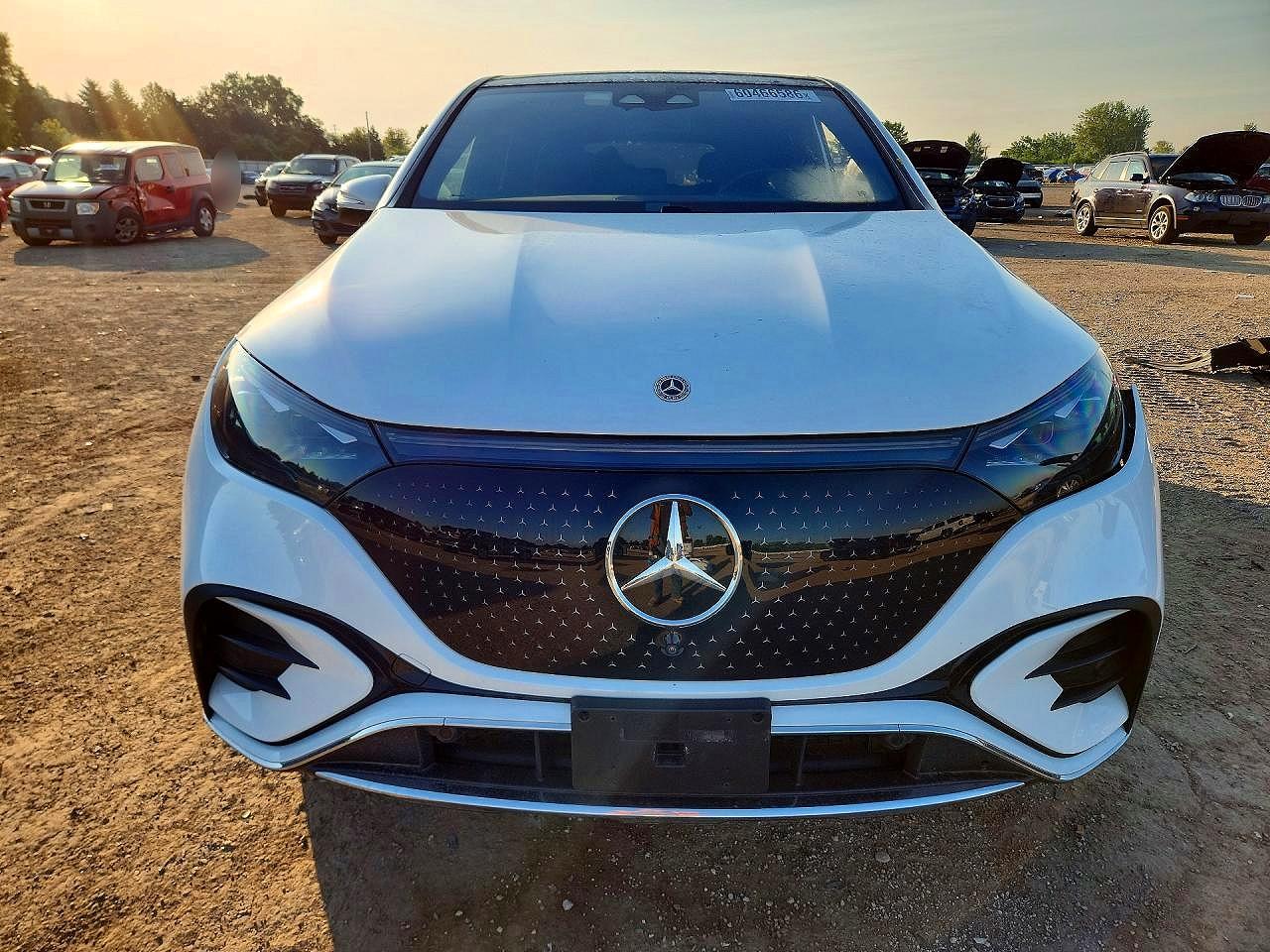 2025 Mercedes-benz Eqe Suv 350 4matic White vin: 4JGGM1CB1SA068225
