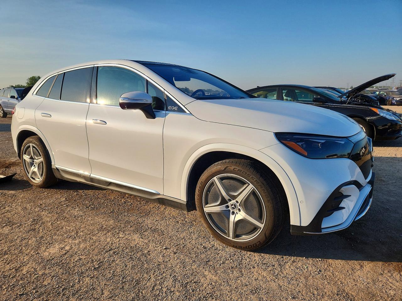 2025 Mercedes-benz Eqe Suv 350 4matic White vin: 4JGGM1CB1SA068225