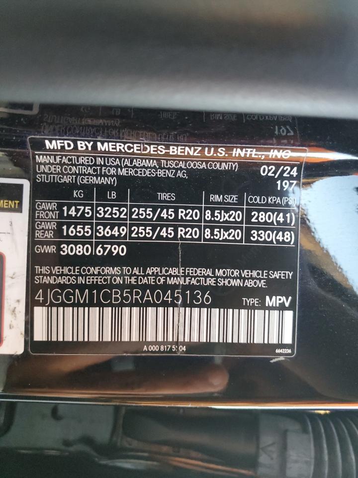 2024 Mercedes-benz Eqe Suv 350 4matic Black vin: 4JGGM1CB5RA045136