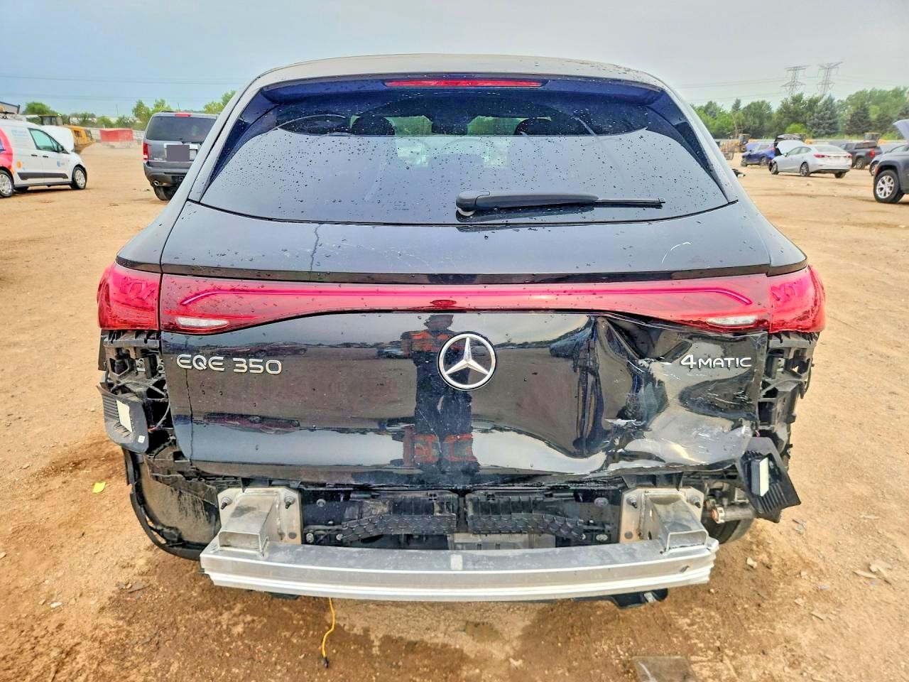 2024 Mercedes-benz Eqe Suv 350 4matic Черный vin: 4JGGM1CB5RA045878