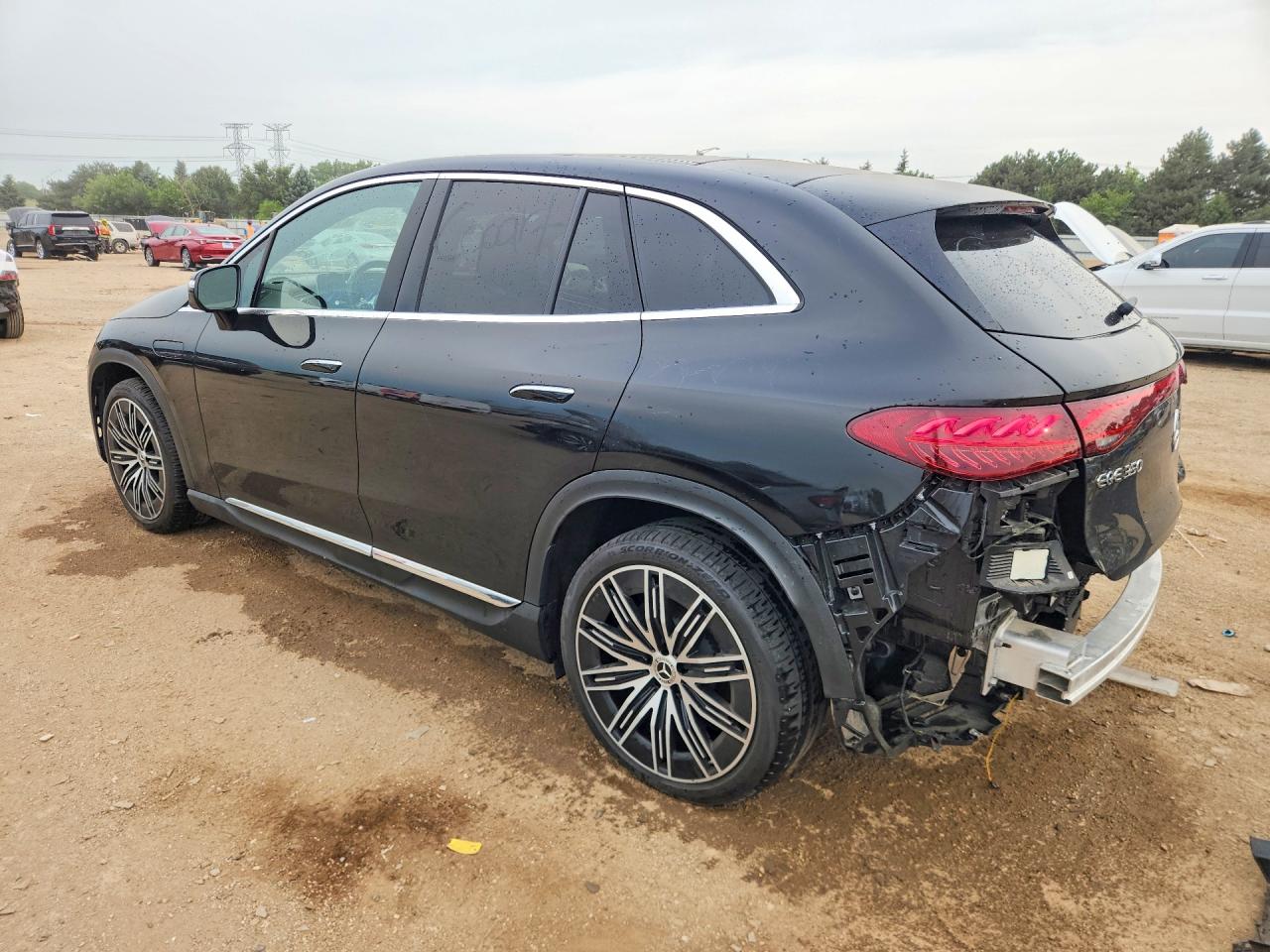 2024 Mercedes-benz Eqe Suv 350 4matic Черный vin: 4JGGM1CB5RA045878