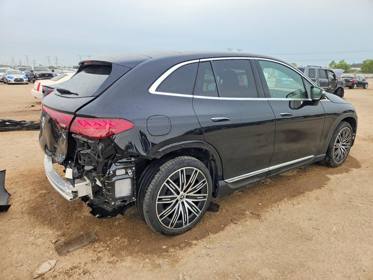 2024 Mercedes-benz Eqe Suv 350 4matic Черный vin: 4JGGM1CB5RA045878